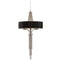 Libra Langan Chandelier Large With Black Shade E14 40W 8