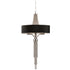 Libra Langan Chandelier Large With Black Shade E14 40W 8