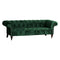 Emerald Velvet Chesterfield Three Seater Sofa