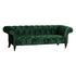 Emerald Velvet Chesterfield Three Seater Sofa