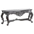 Hand Carved Louis Metallic Large Console Table