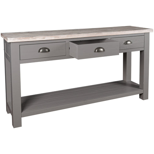 The Oxley Collection Three Drawer Console Table