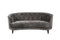 2 Seater Sofa - Chenille Grey Fabric