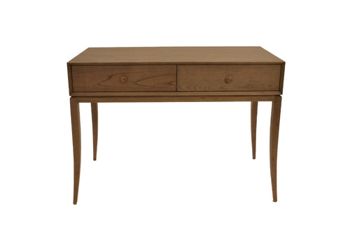 2 Drawer Dressing Table - Warm Grey Brown Finish