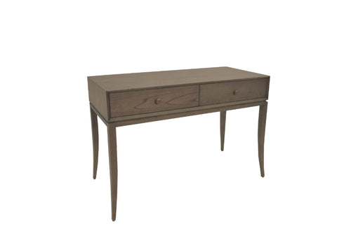 2 Drawer Dressing Table - Dark Brown Finish