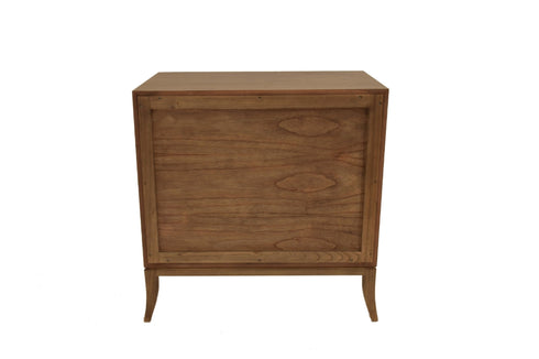 2 Drawer Chest - Warm Grey Brown Finish