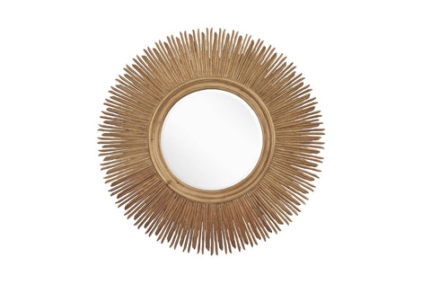 Round Mirror 145cm Diameter With Antique Gold Finish