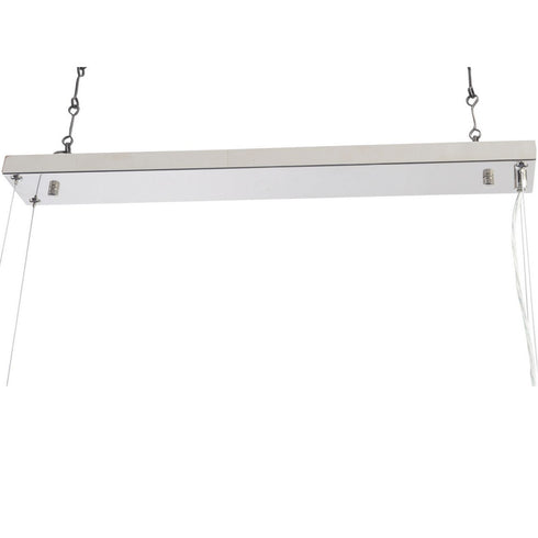 Libra Venus Nickel Rectangular Chandelier G9 40W