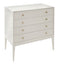 4 Drawer Chest - White Veneer Finish