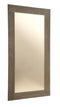Wall Mirror - Brass And Bronze Finish With Dark Oak Frame