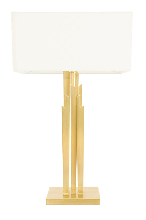 Pale Gold Finish Table Lamp