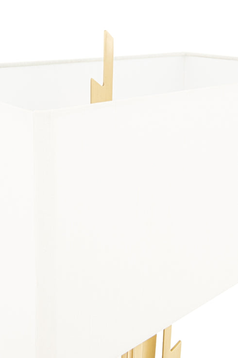 Pale Gold Finish Table Lamp