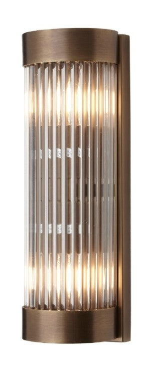 Antique Brass Finish Wall Lamp