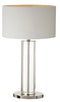 Tall Nickel Finish Table Lamp