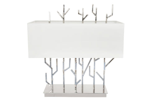 Nickel Finish Table Lamp