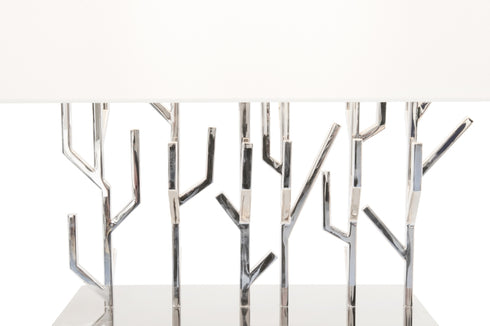 Nickel Finish Table Lamp