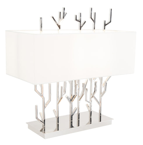 Nickel Finish Table Lamp