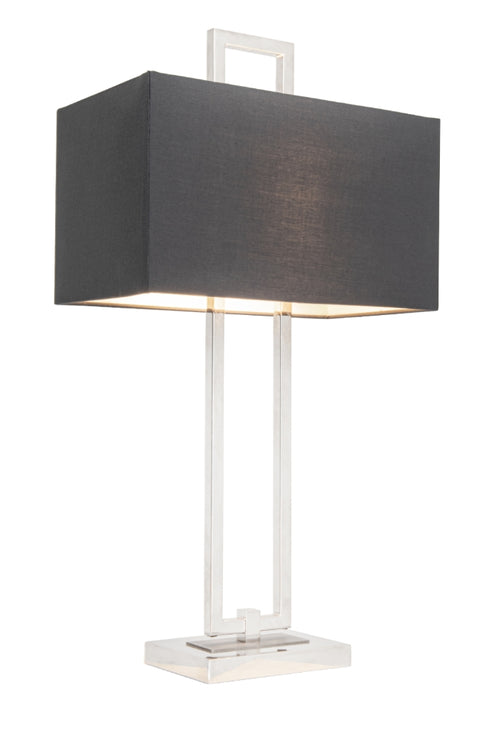 Nickel Finish Table Lamp