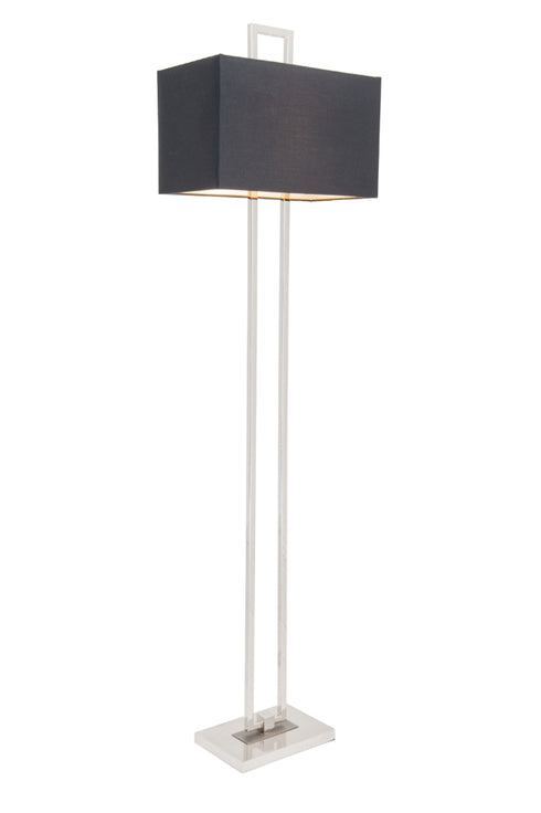 Nickel Finish Floor Lamp