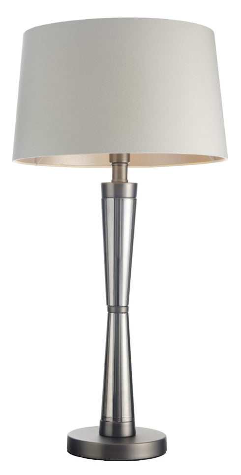 Matt Black Nickel Finish Table Lamp