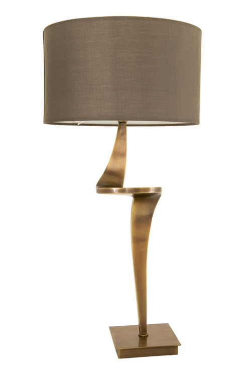 Antique Brass Finish Table Lamp