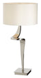 Nickel Finish Table Lamp (L)