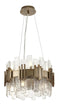Chandelier Small Diameter 40cm with Gold Finish