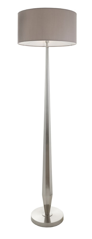 Brushed Nickel Finish Floor Lamp