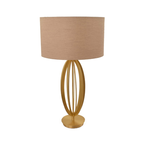 Pale Gold Finish Table Lamp