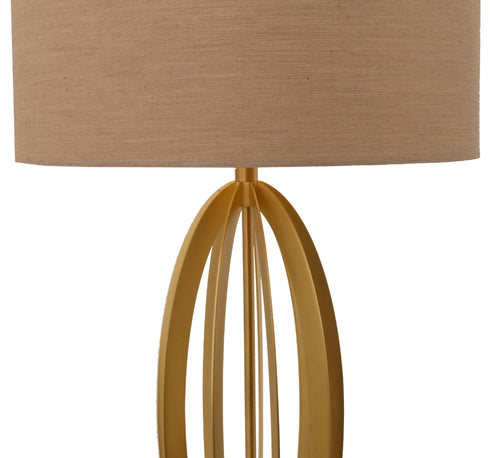 Pale Gold Finish Table Lamp
