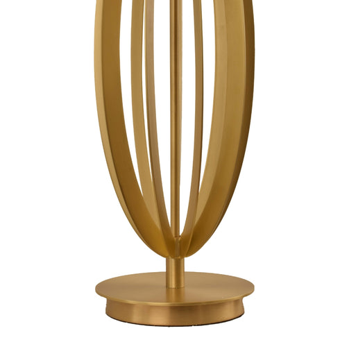 Pale Gold Finish Table Lamp