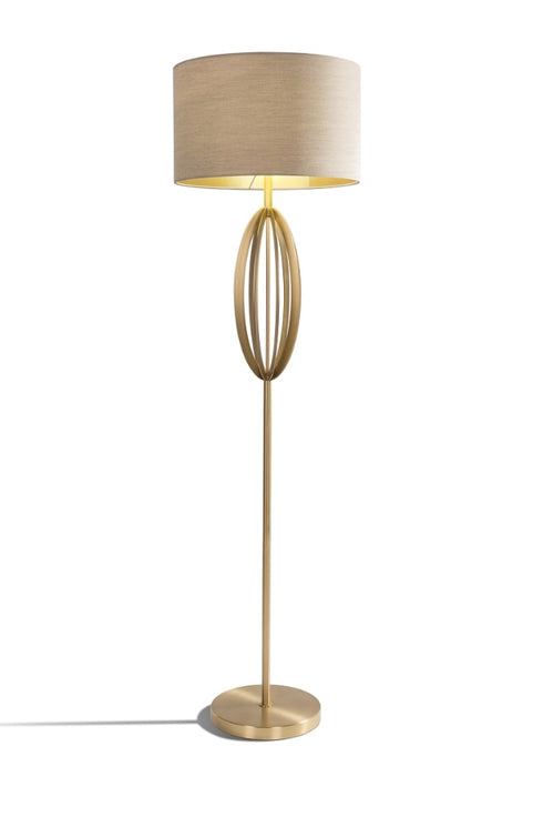 Antique Brass Finish Floor Lamp