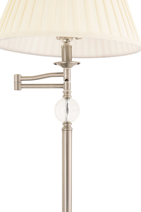 Brushed Nickel Finish Floor Lamp