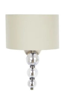 Nickel Finish Wall Lamp