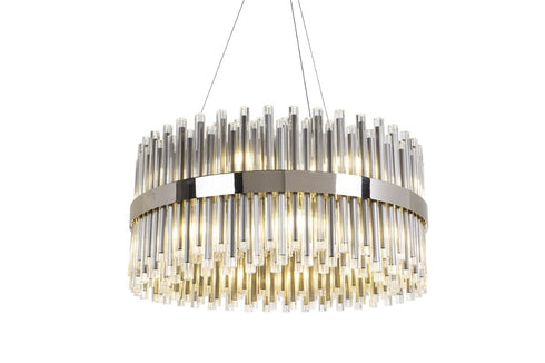 80CM Chandelier Nickel and Silver