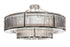 Two Tier Chandelier In Nickel 150cm Diameter Crystal