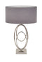 Rings Nickel Finish Table Lamp