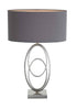 Rings Nickel Finish Table Lamp