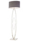 Rings Nickel Finish Floor Lamp