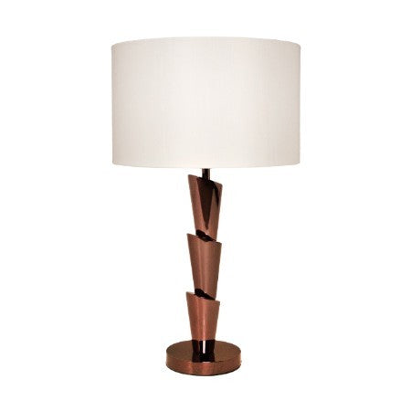 Chocolate Chrome Table Lamp