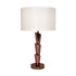 Chocolate Chrome Table Lamp