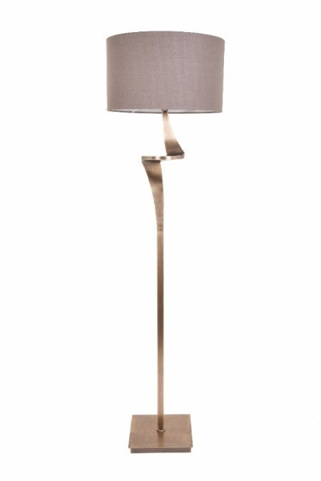 Antique Brass Finish Floor Lamp