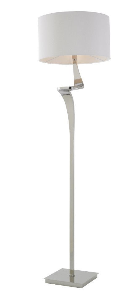 Nickle Finish Floor Lamp