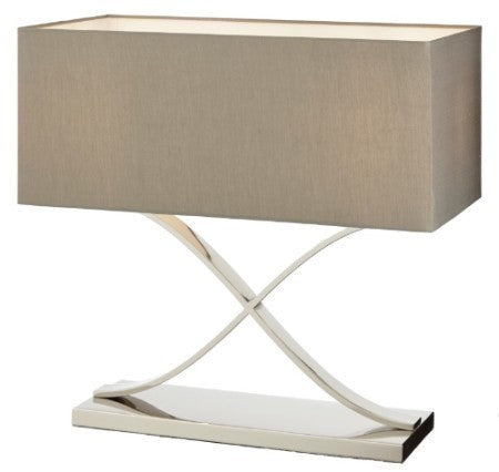 Stainless Steel Finish Table Lamp