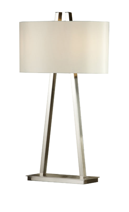 Brushed Nickel Finish Table Lamp