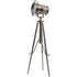 Libra Charlie Copper And Satin Grey Tripod Floor Lamp E27 40W