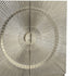 Libra Coco Silver Embossed Metal 2 Door Bar Cabinet