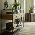 Libra Kempsey Fir Wood And Iron Console Table