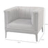 Libra Belgravia Grey Ribbed Occasional Chair