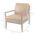 Libra Albury Tan Leather And Wood Occasional Chair
